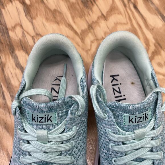 KIZIK Lima Hands Free Knit Sneakers Shoes Spearmint Green Womens 5.5 Men’s 4 - Picture 8 of 10